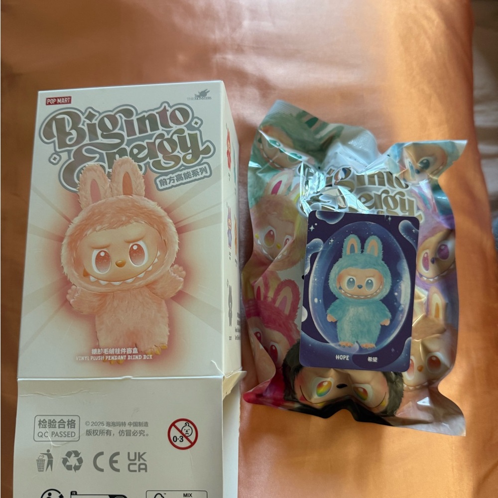 SEALED BAG Labubu Big Into Energy (blue)